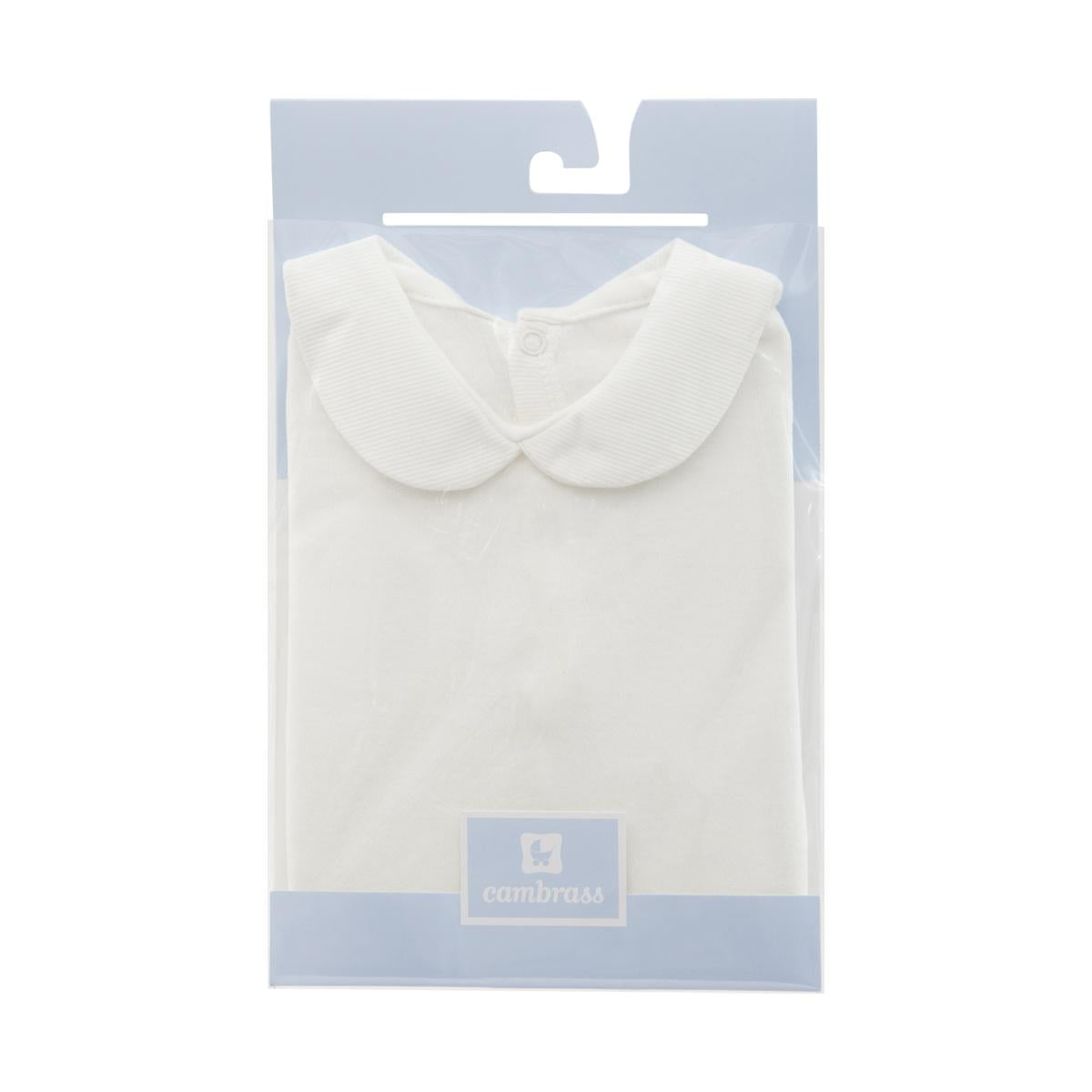 Body à col et manches courtes beige Cambrass taille 12