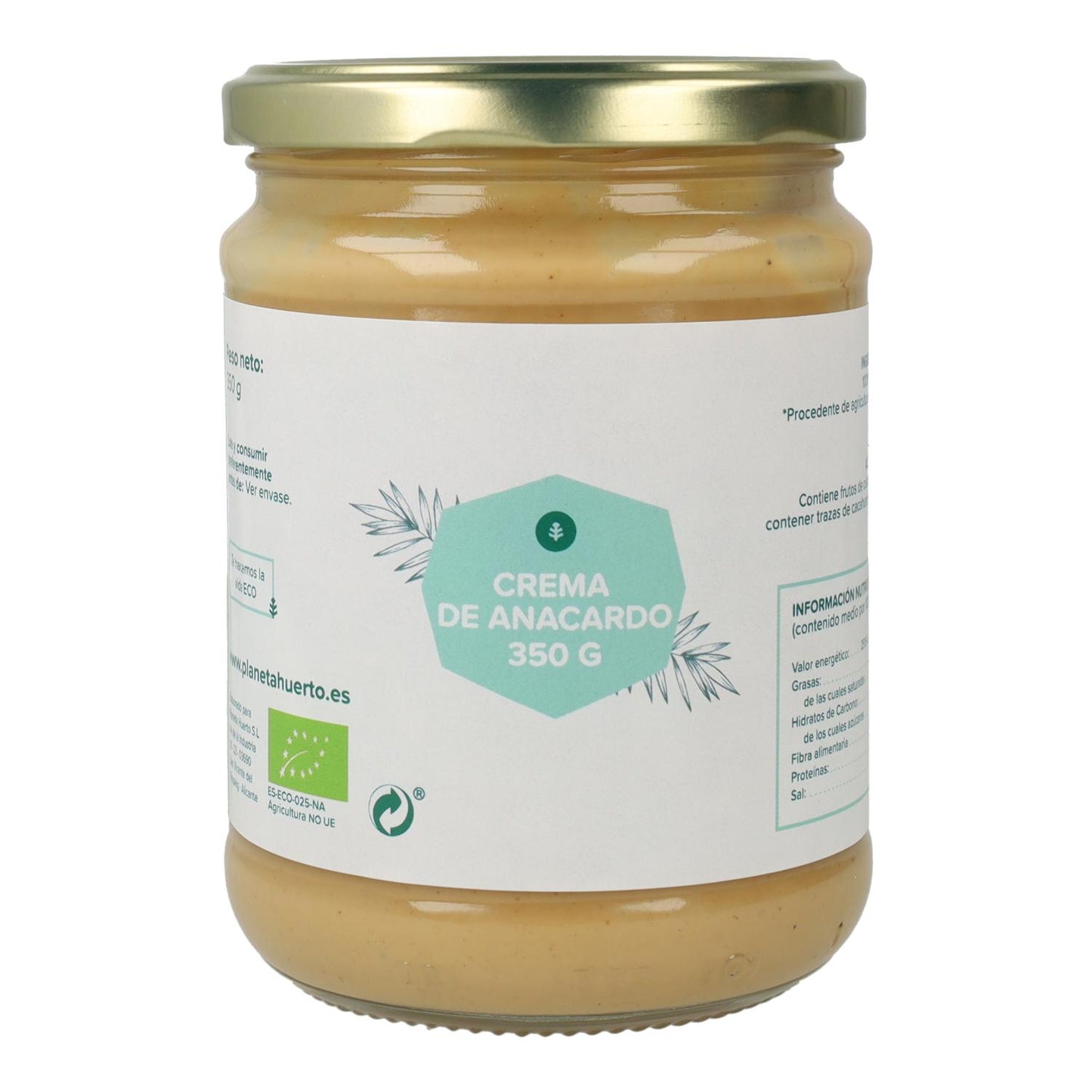 Cashew-Creme ECO Planeta Huerto 350 g