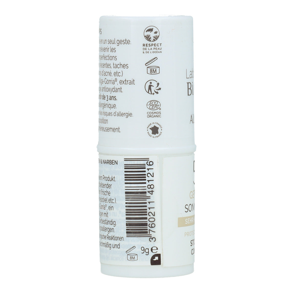 Stick solare SPF50+ Colore Alga Maris 9 ml