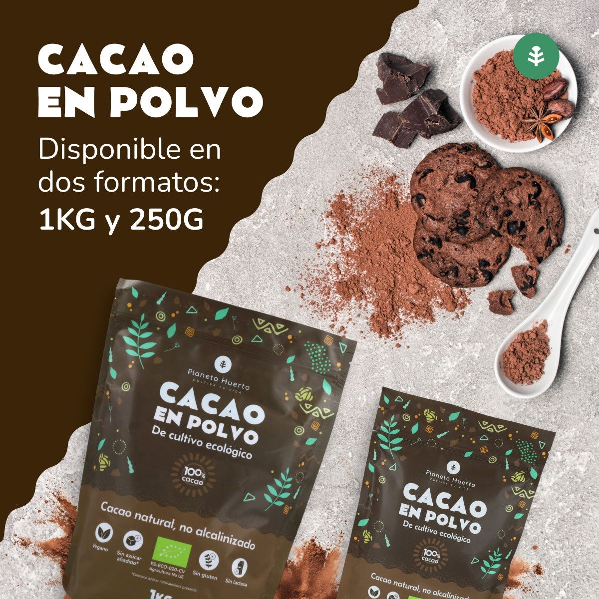 Cacao en polvo ECO Planeta Huerto