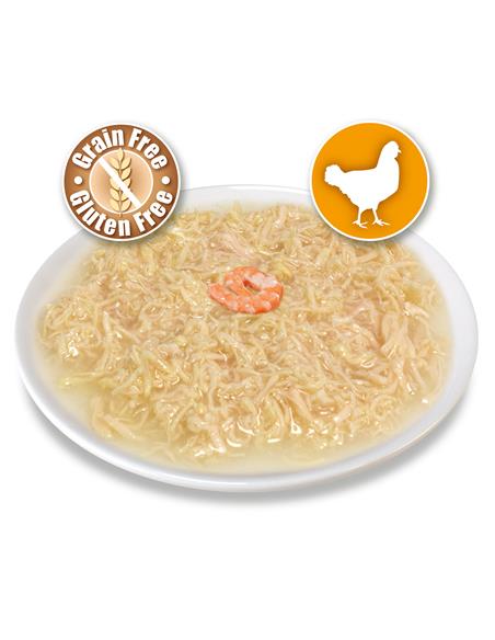 Poulet et crevettes en sauce Arquivet 80 g Nourriture humide pour chats