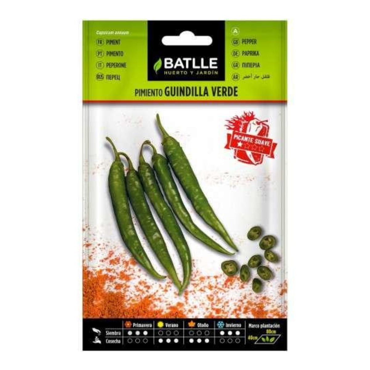 Semi di peperoncino verde Batlle