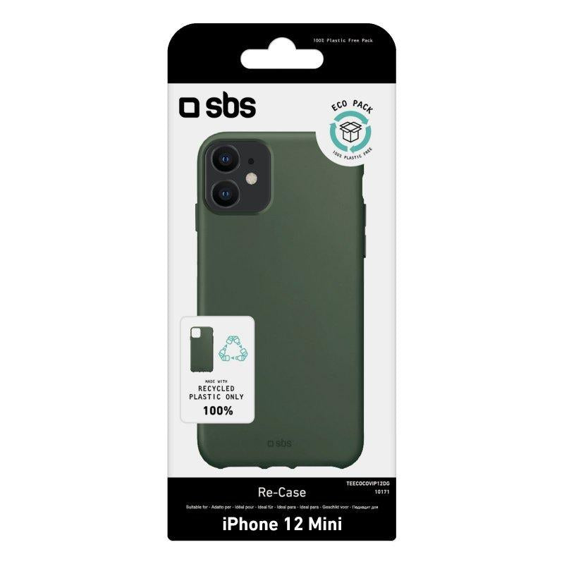 Gerecyclede plastic hoes voor iPhone 12 Mini groen SBS