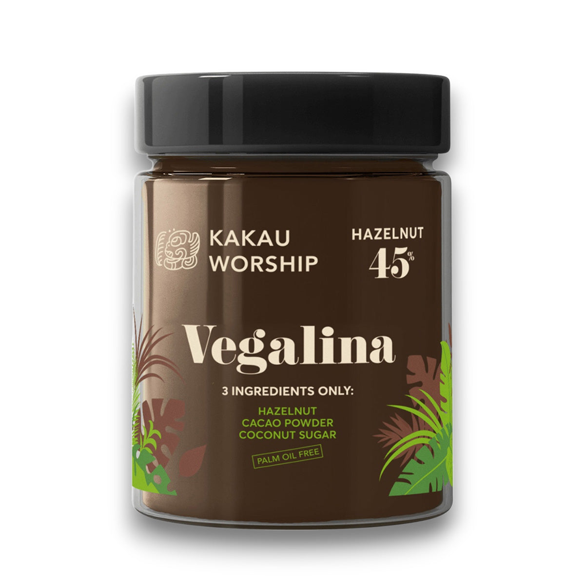 Kakaocreme Vegalina Classic Haselnuss 45 % Kakau Worship 350 g