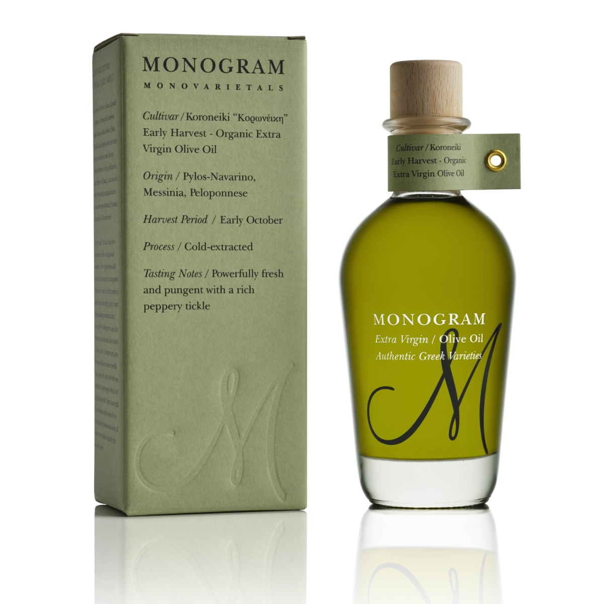 Olio extravergine di oliva Koronéiki raccolta precoce Monogram 250 ml
