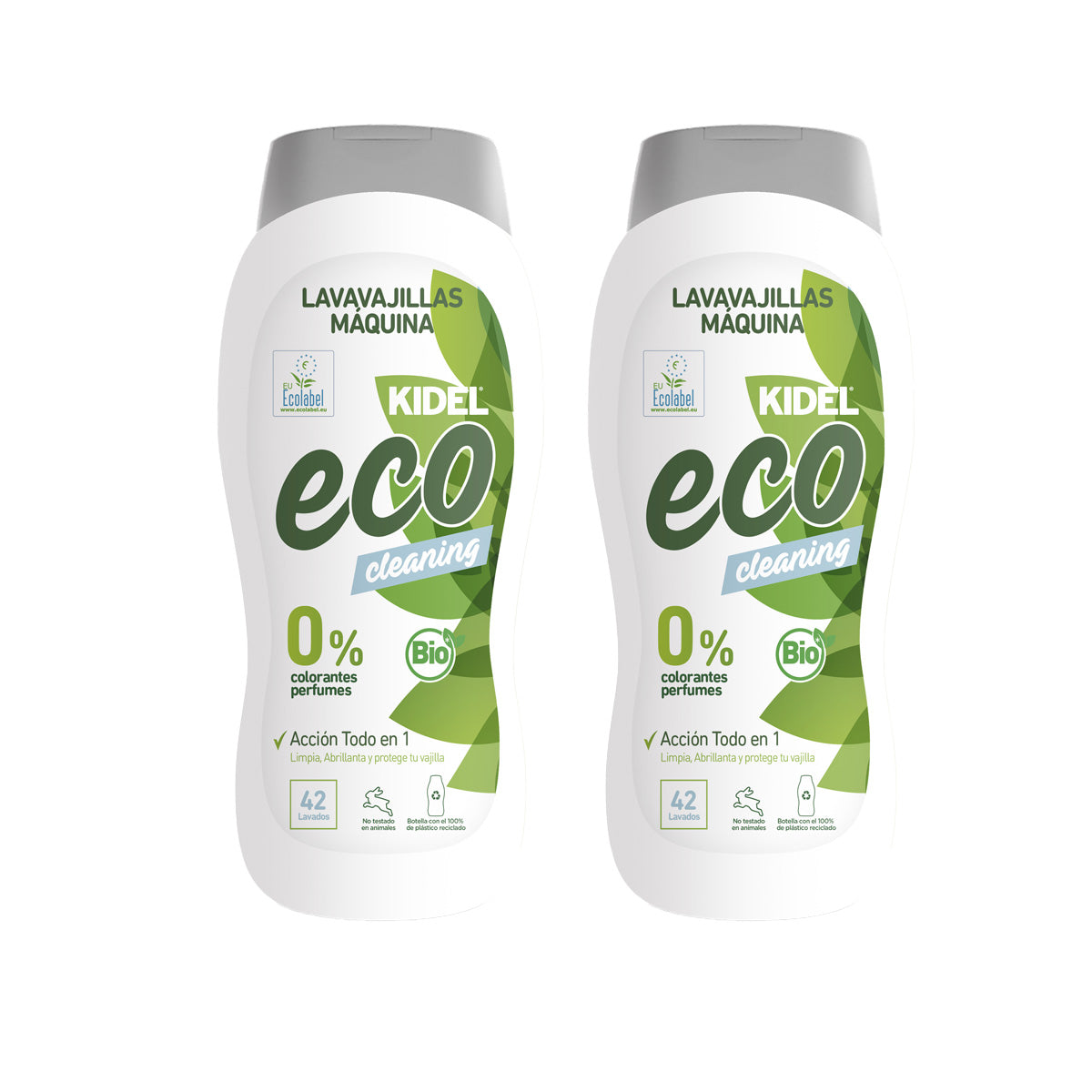 2er-Pack Kidel Geschirrspülmittel für Geschirrspüler Eco Mimidu 720 ml