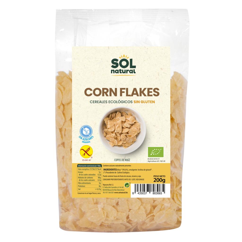 Bio-Cornflakes glutenfrei 200 g Sol Natural