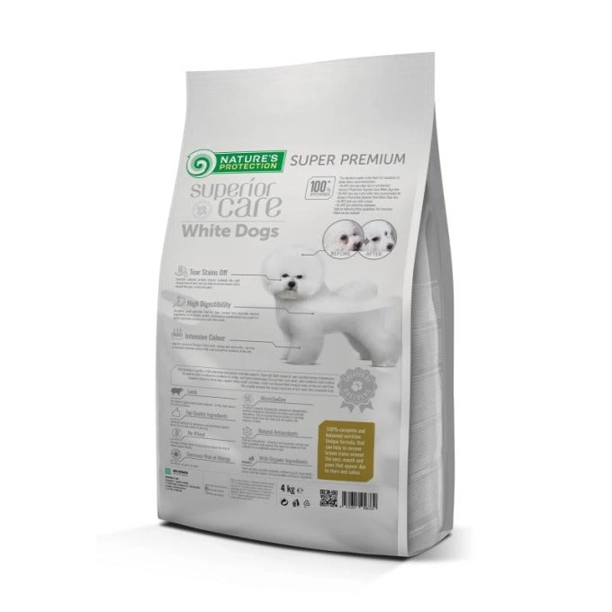 Nature's Protection White Dog Getreidefreies Futter Lamm für kleine Rassen 4 kg