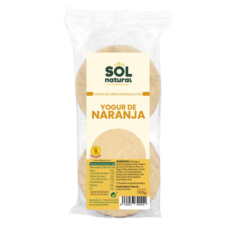 Reiskuchen mit Joghurt und Orange Sol Natural 100 g