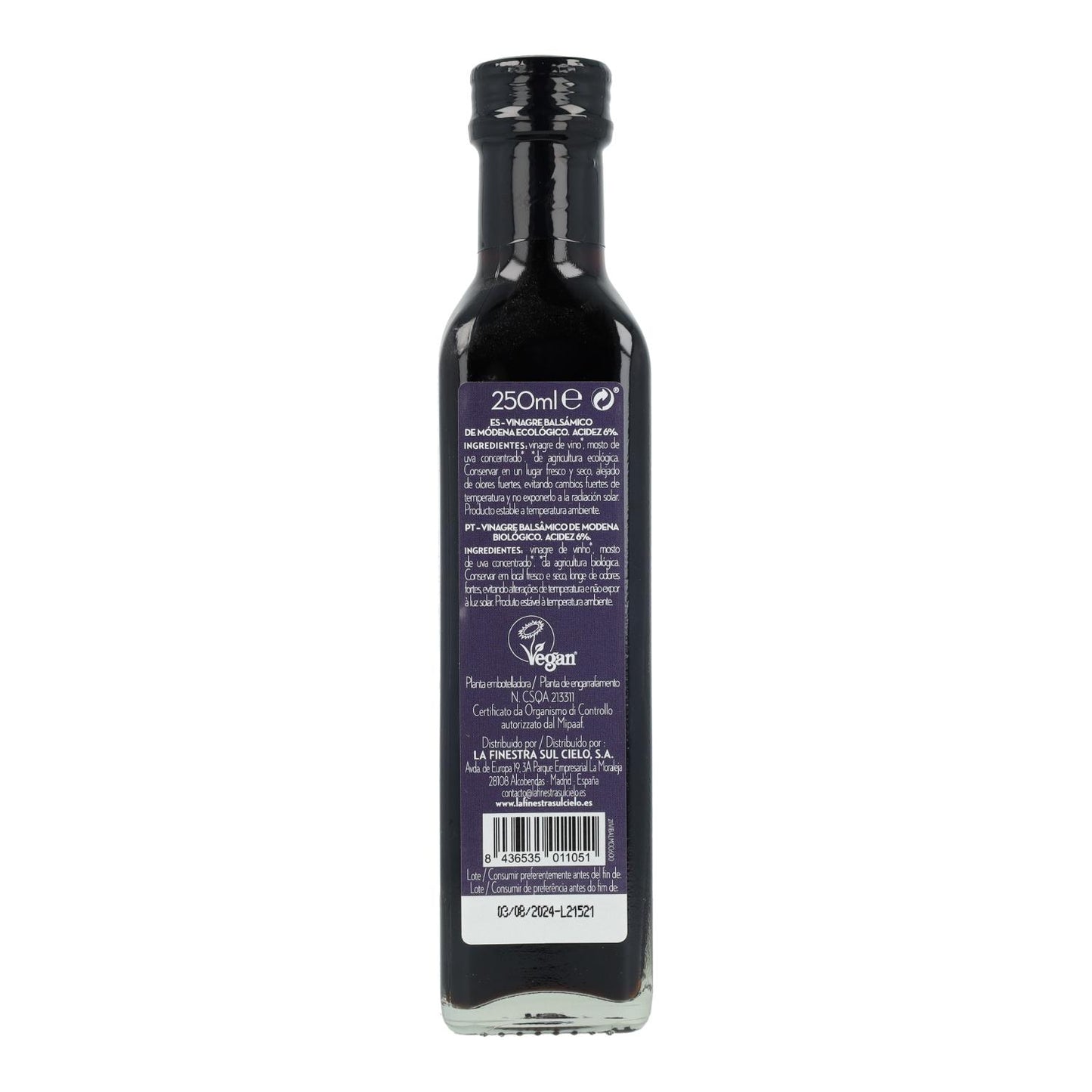 Balsamico-Essig aus Modena La Finestra Sul Cielo 250 ml