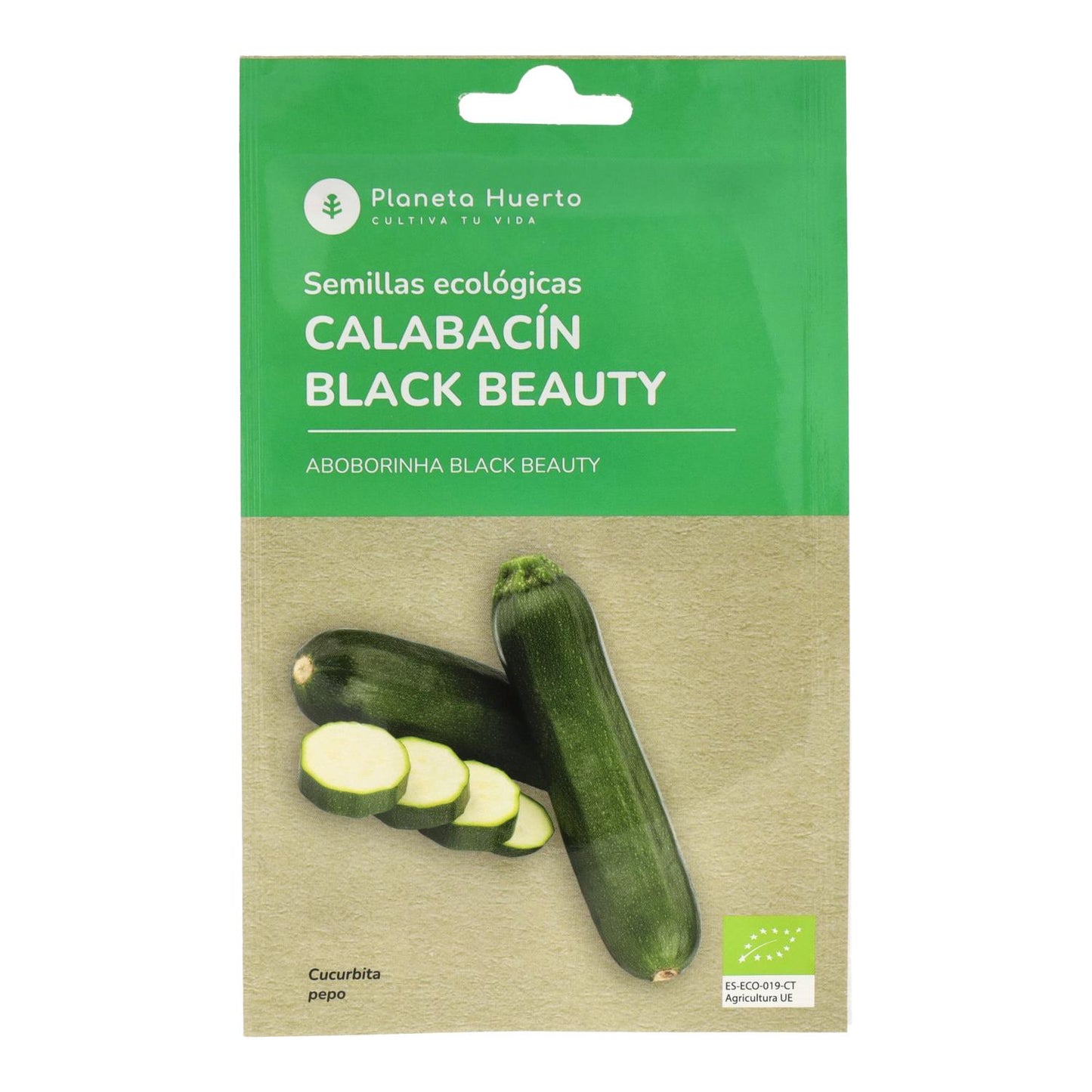 Bio Zucchini Samen Black Beauty Planeta Huerto