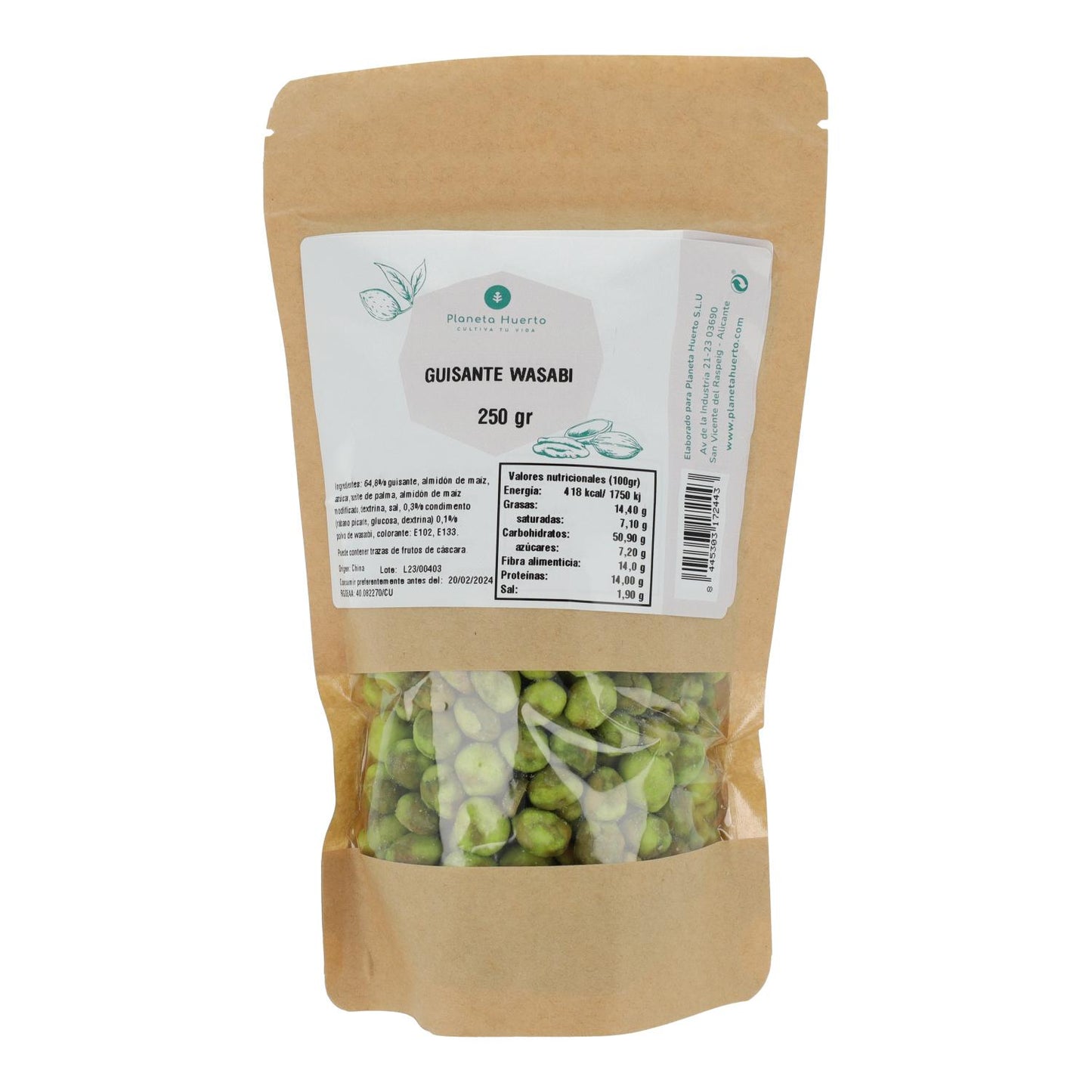 Pisello wasabi Planeta Huerto 250gr