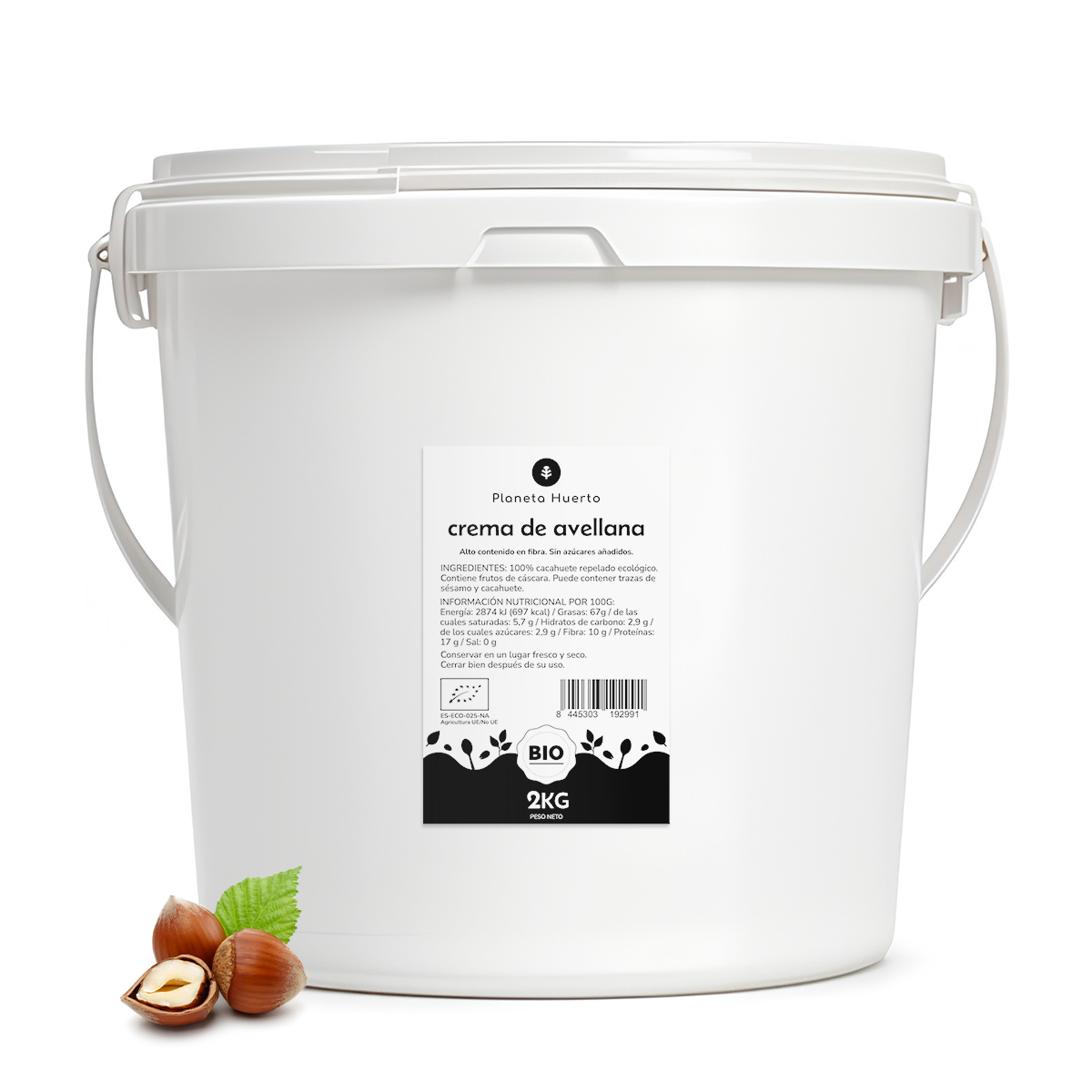 Crema di nocciole ECO Planeta Huerto 2 kg