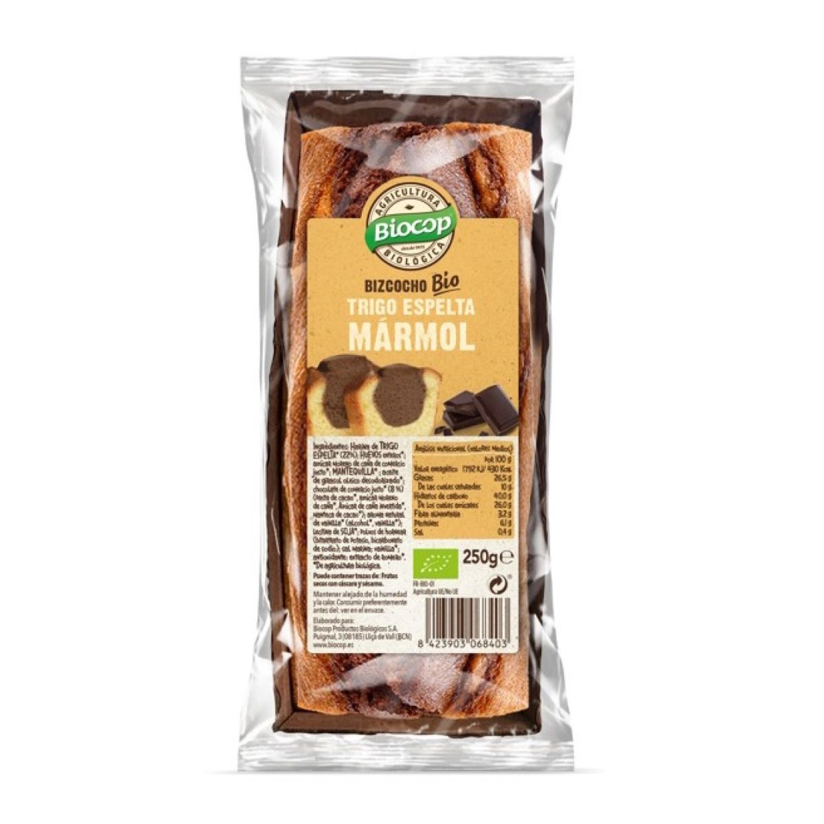 Biocop Spelt Wheat Cake 250 g