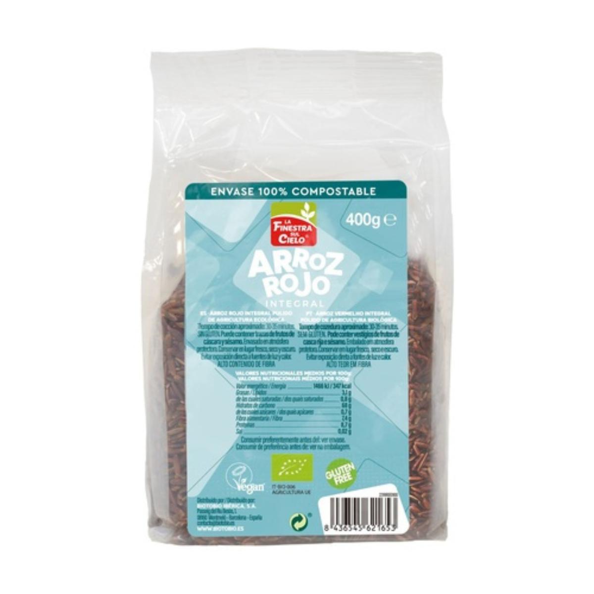 Riz complet rouge sauvage poli Bio La Finestra Sul Cielo 400 g