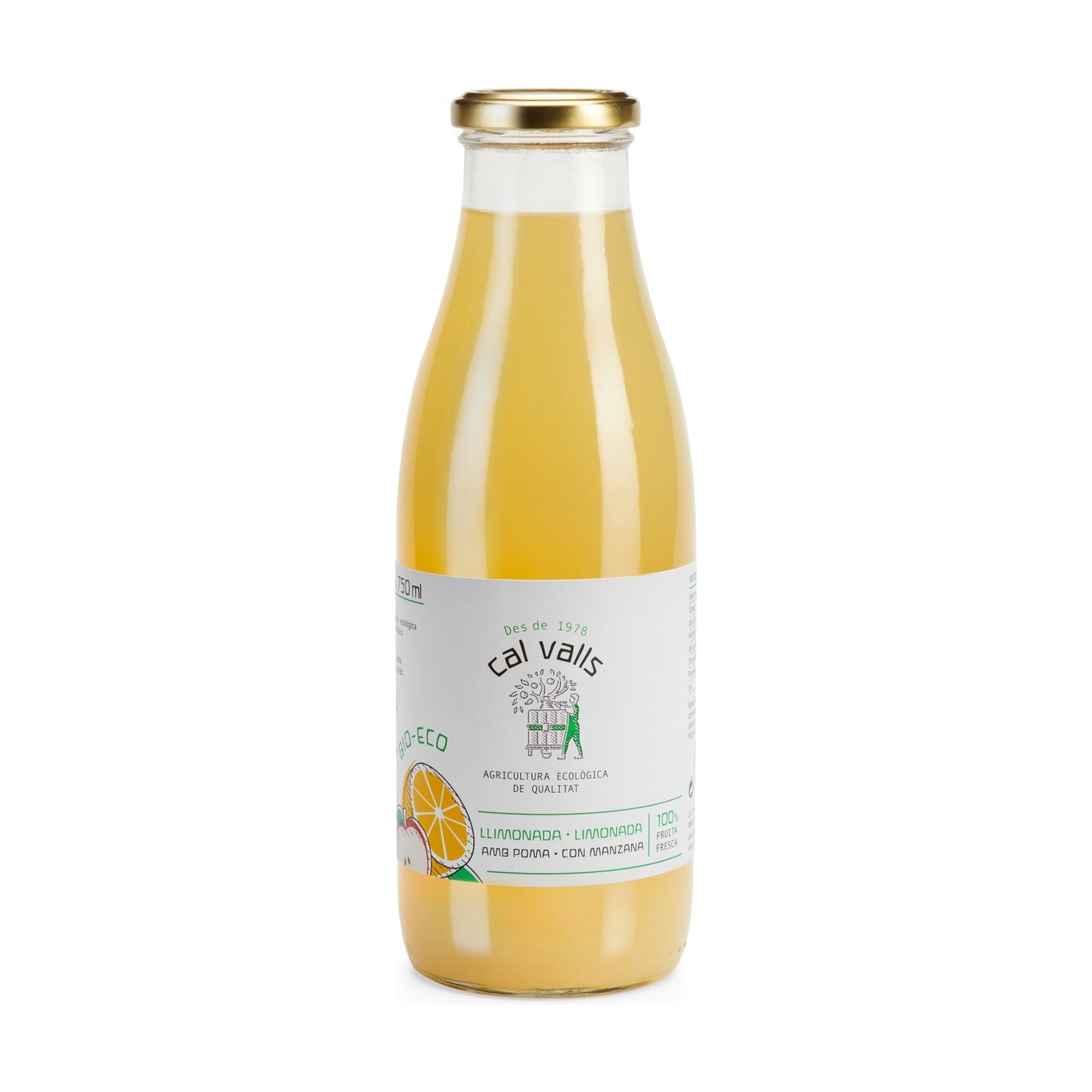 Lemoniada z jabłkiem ECO Cal Valls 750 ml