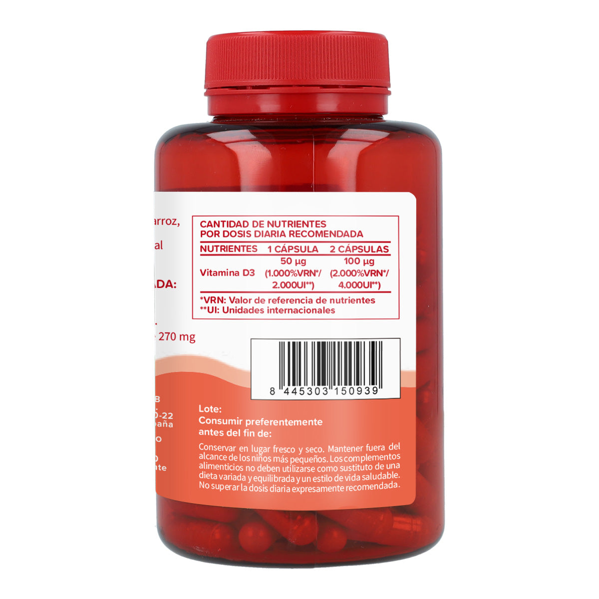Vitamine D3 2000 U.I Planeta Huerto 120 vegetarische capsules