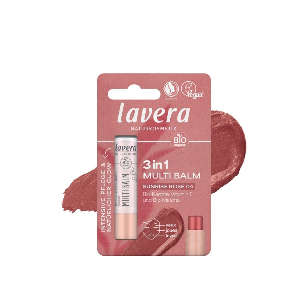 Baume multi-usages Blister 04 Sunrise Rose Lavera LAVERA, 4,9 g