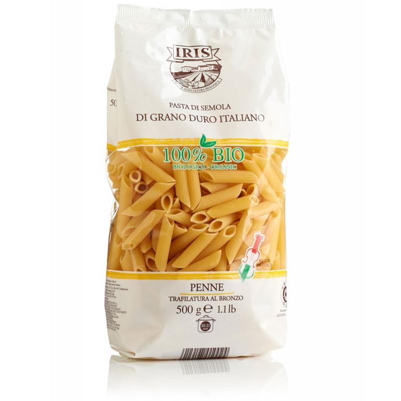 Biologische macaroni van harde tarwe Iris 500 g