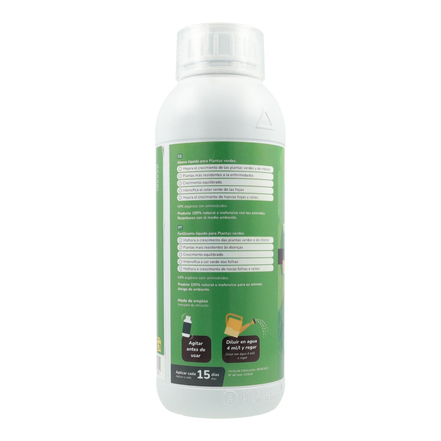 Liquid Fertiliser for Green Plants Planeta Huerto 1 l
