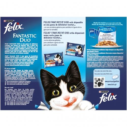 FELIX Duo Festín de Sabores in Gelatine 12 x 85 g