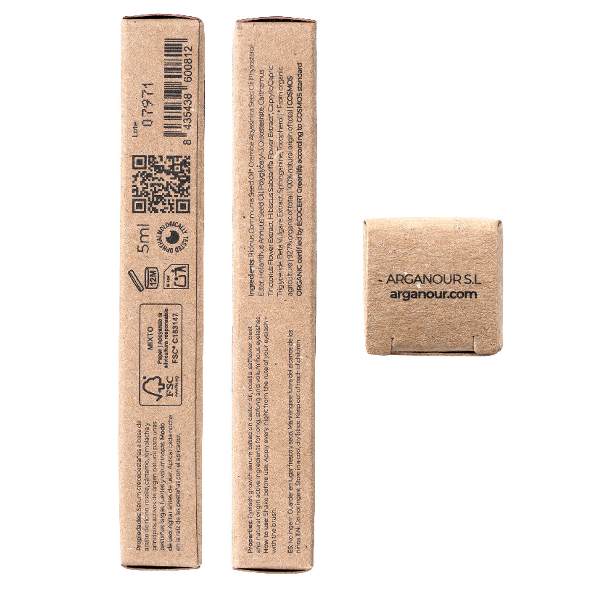 Sérum Growth pour la croissance des cils, Arganour, 5 ml