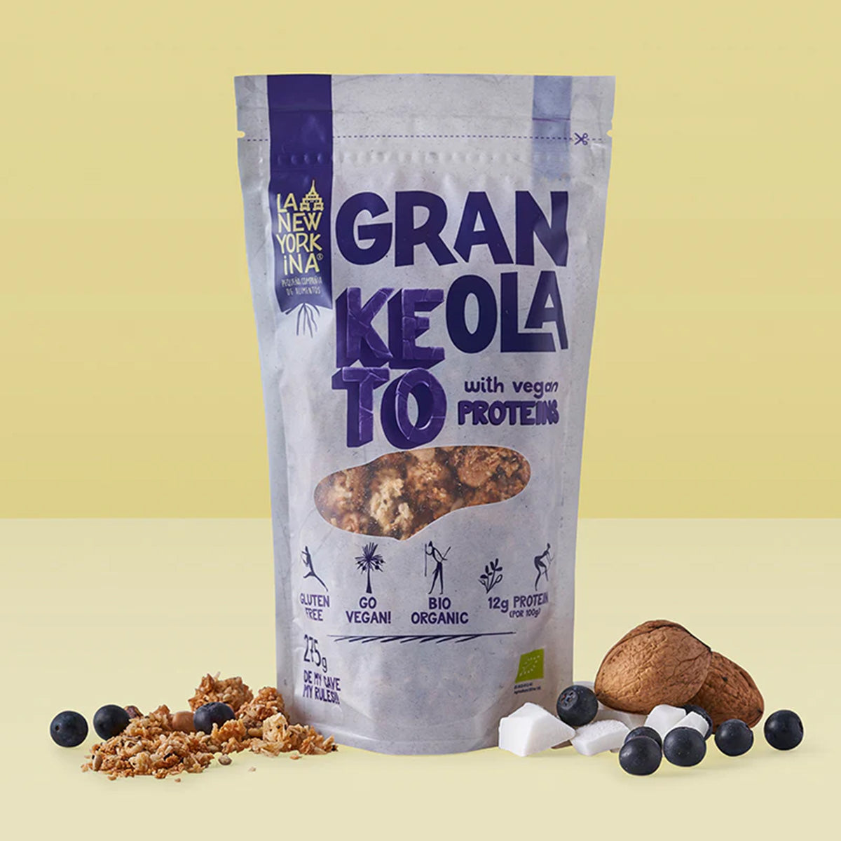 Keto-granola La Newyorkina 275 g
