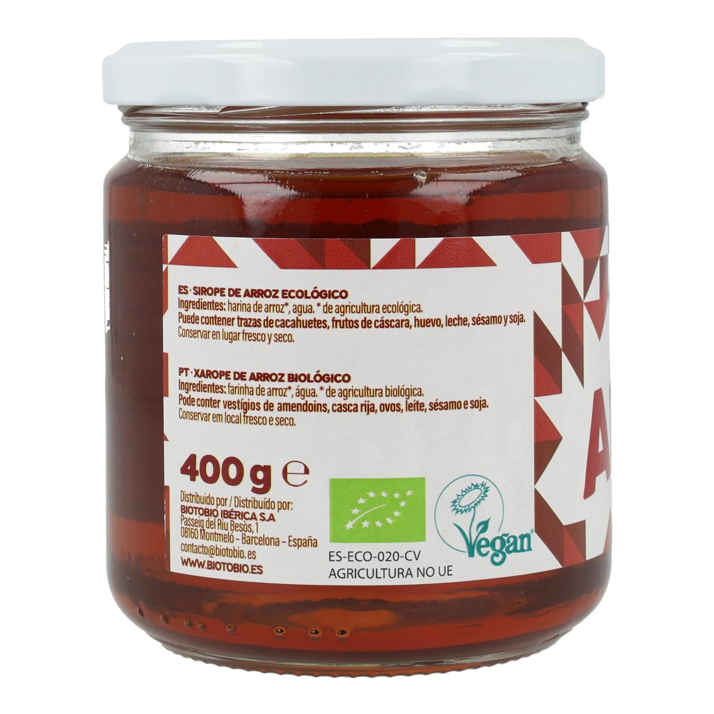 Biologische rijststroop La Finestra Sul Cielo 900 g