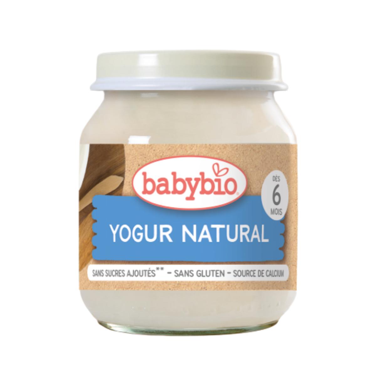 Naturjoghurt mit Bio-Kuhmilch, 2 x 130 g. Babybio
