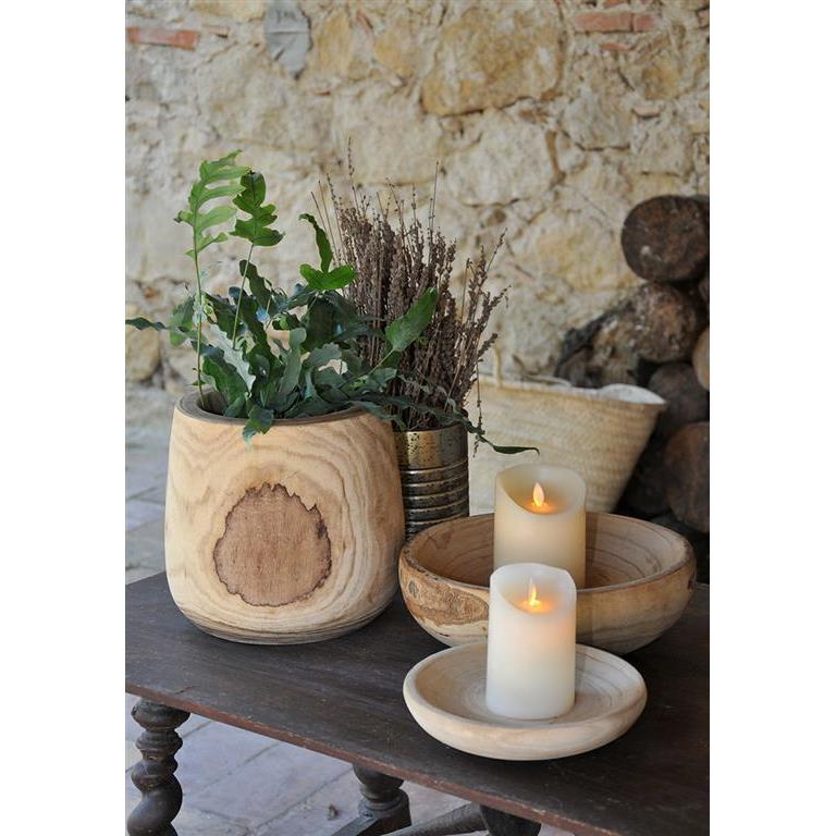 Ciotola Bongo 17x33 cm Naturale, Herstera