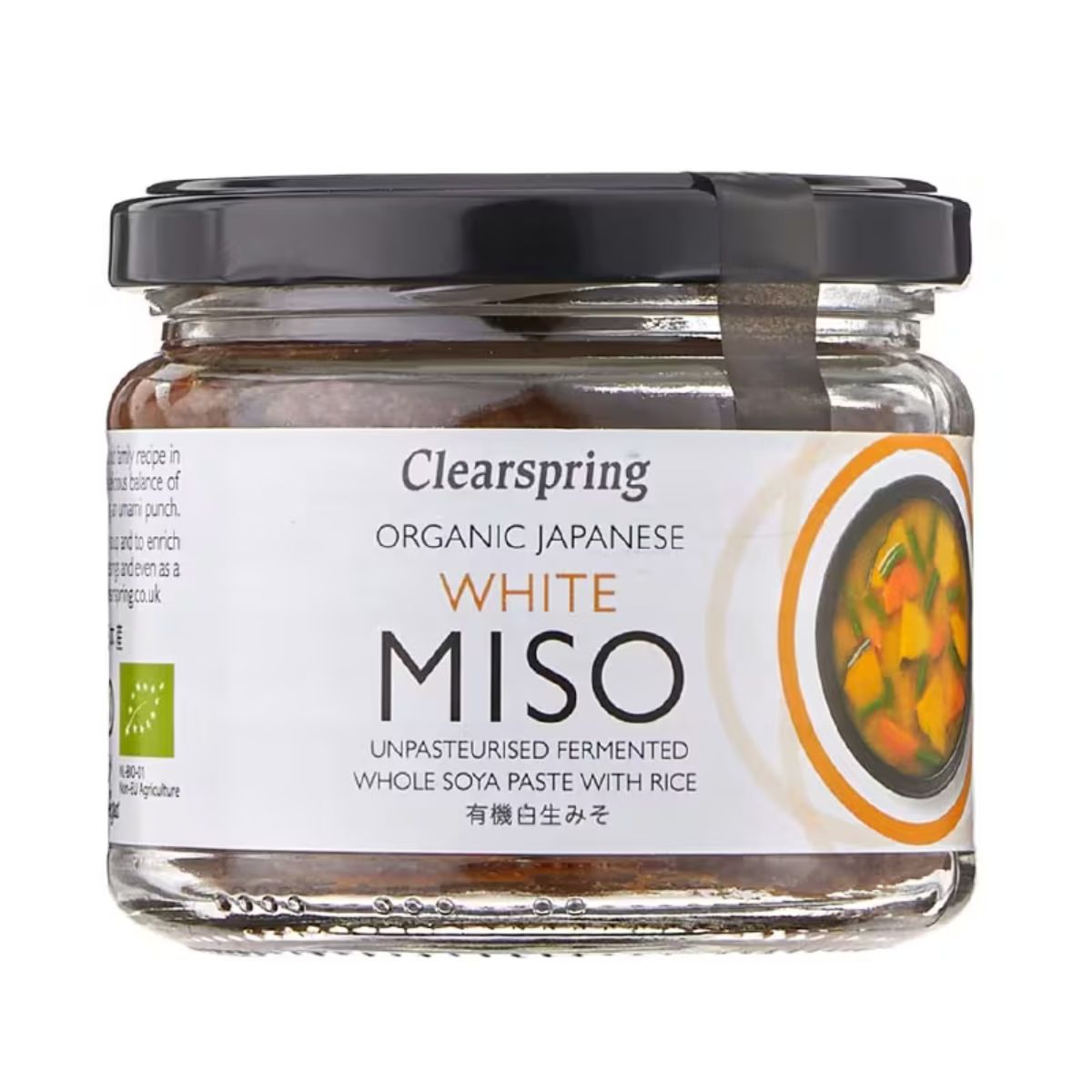 Miso blanc non pasteurisé en pot Bio Clearspring 270 g