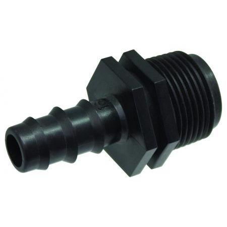 Mannelijke adapter 16 mm 1/2" - 16 mm Planeta Huerto