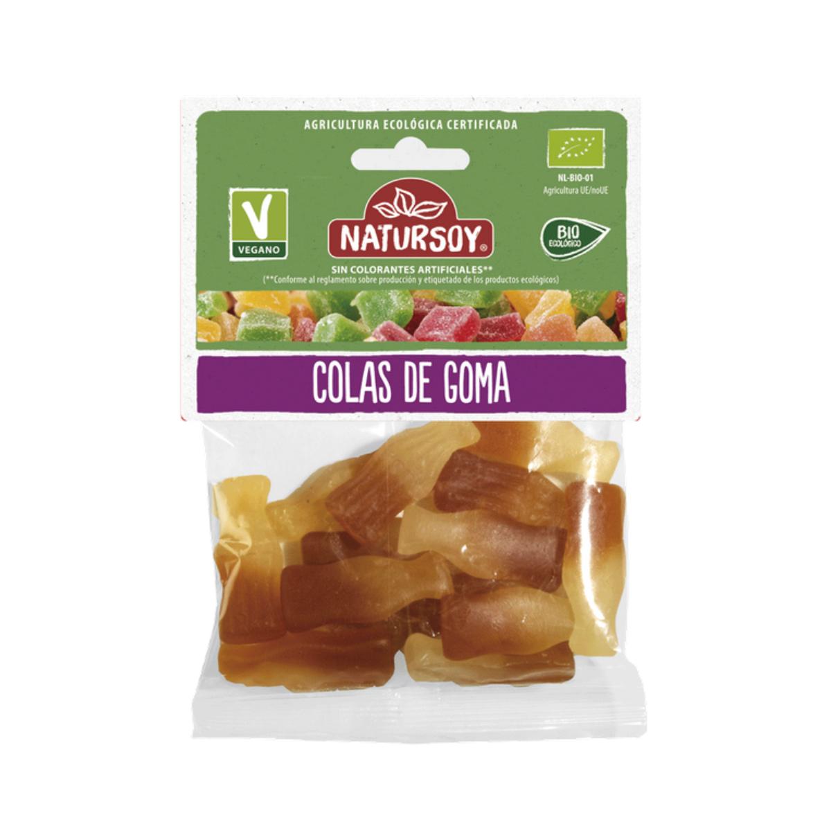 Bonbons au goût Cola Natursoy 75 g