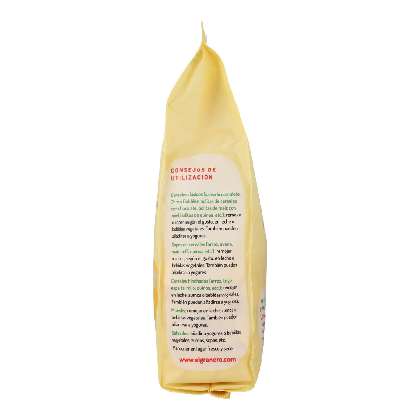 Geröstete Maisflocken mit Agave BIO El Granero, 300 g