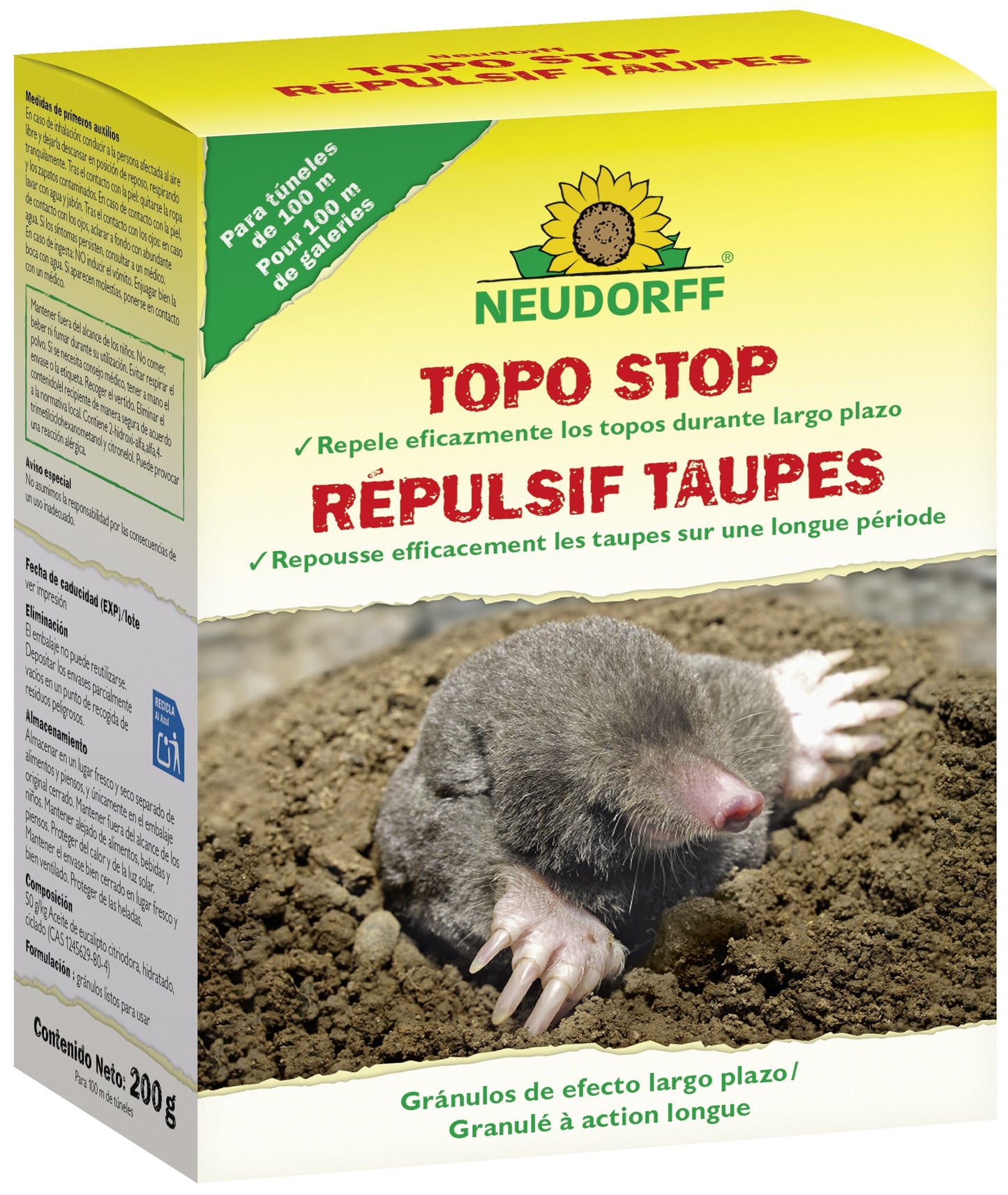 Répulsif contre les taupes Neudorff 200 g