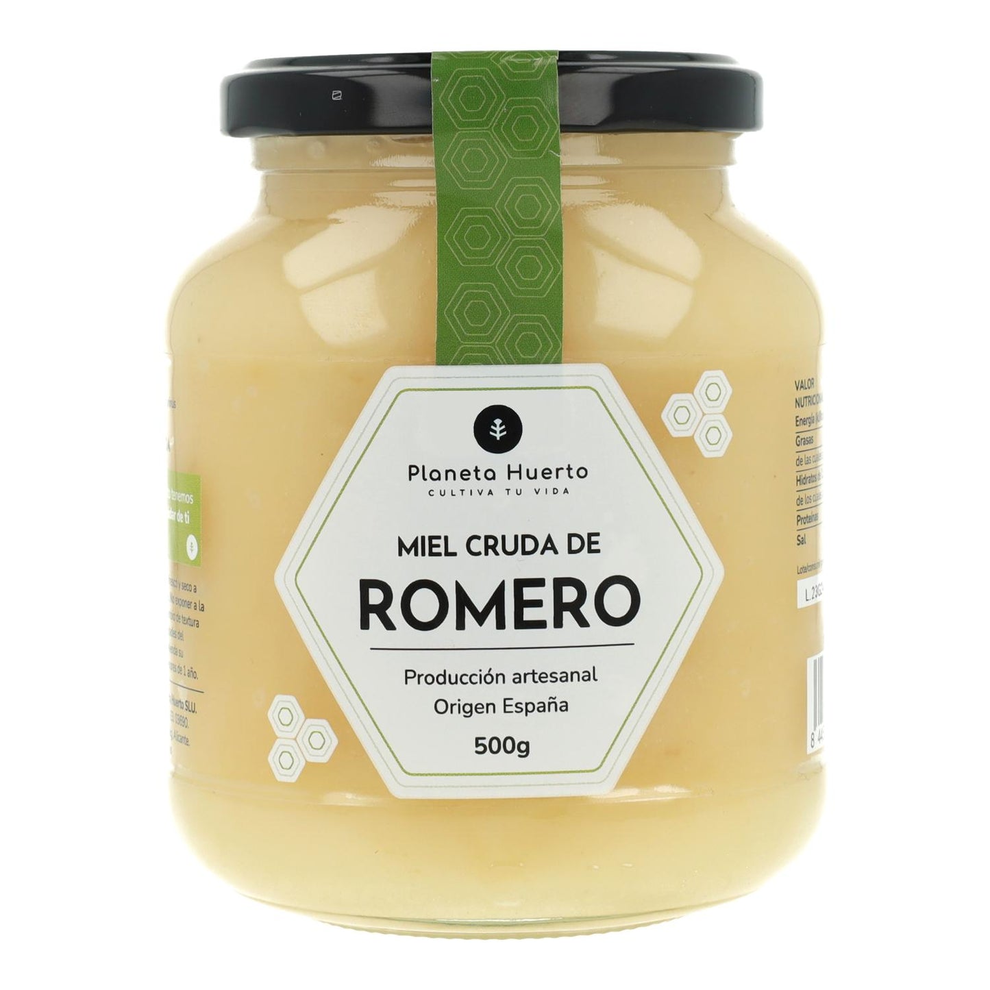 Surowy miód rozmarynowy Planeta Huerto 500 g