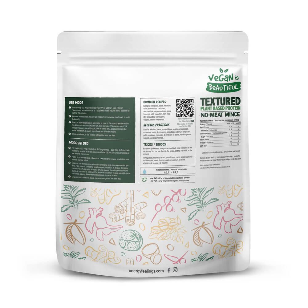 Texturerat vegetabiliskt protein (PVT) – ekologiskt köttfärsliknande 400 g
