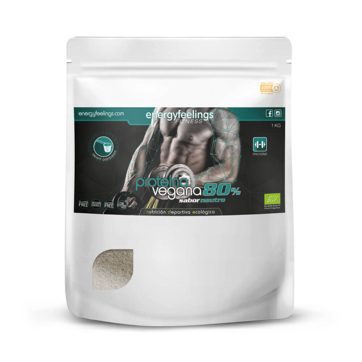 Proteine Aminopower 80% ECO Neutro Energy Feelings 1 kg