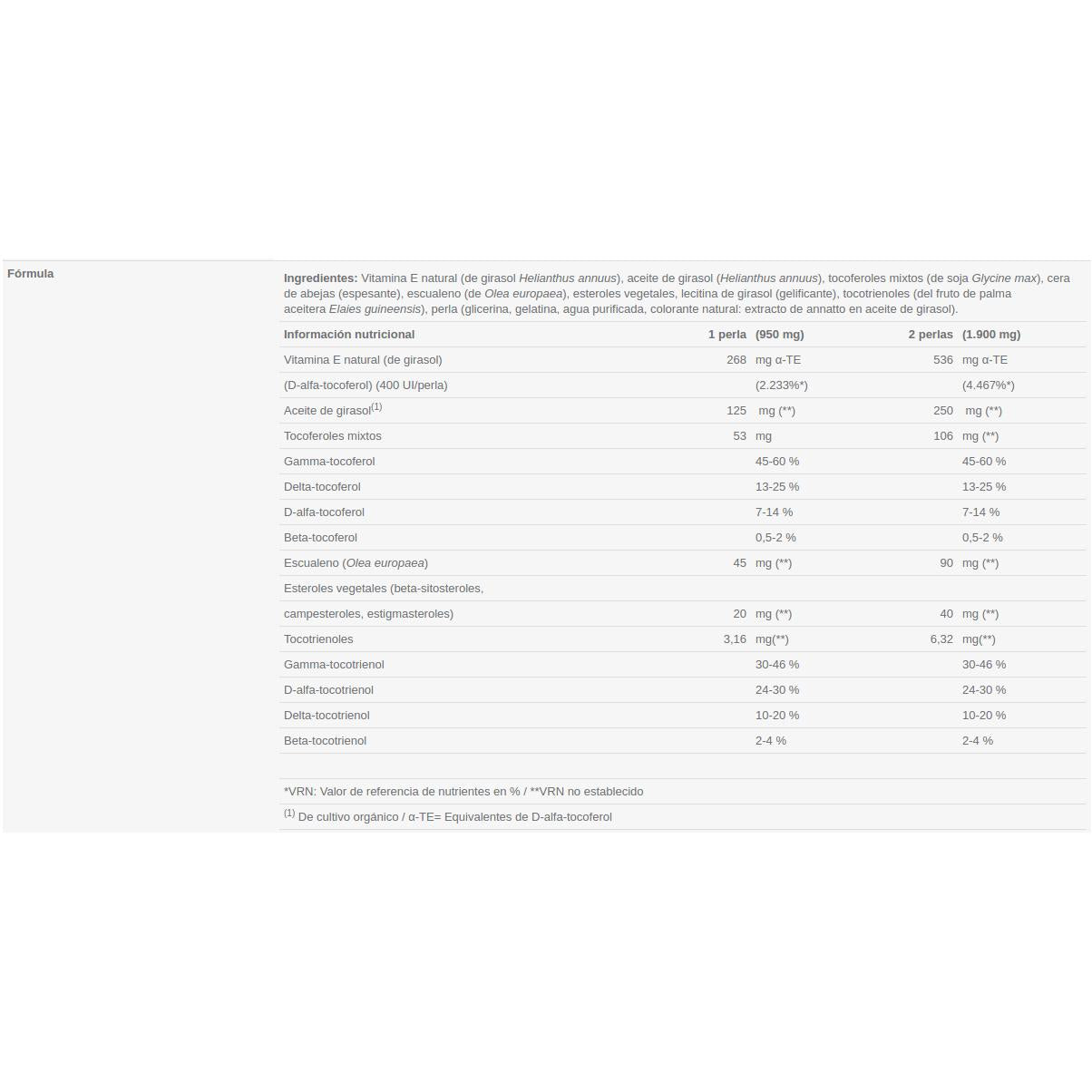 Vitamina E8 Sura Vitasan 60 capsule