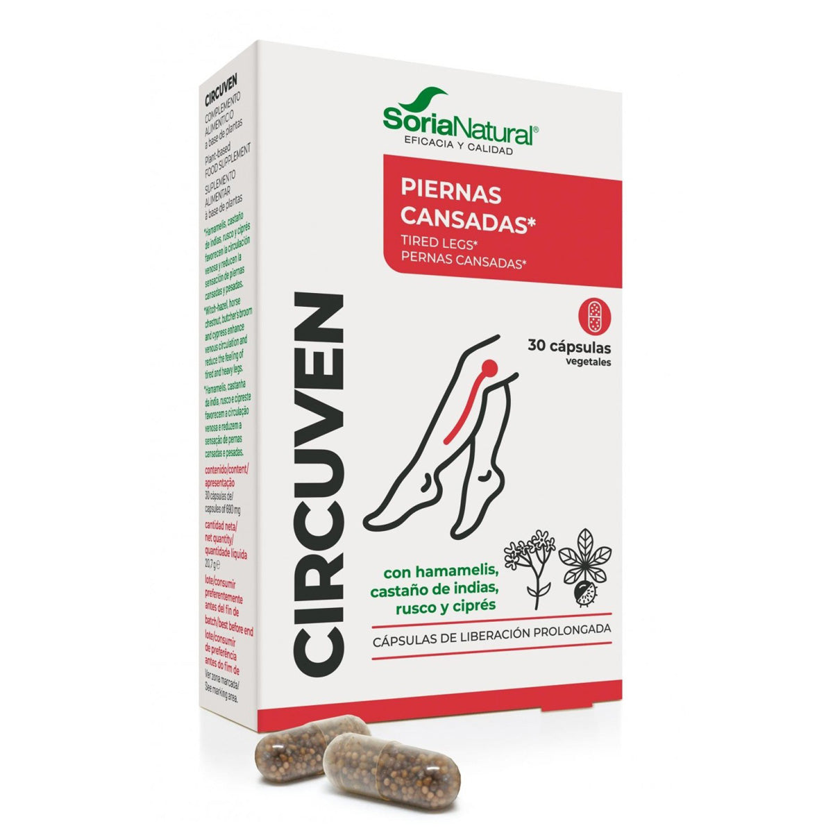19-C Circuvén extended release Soria Natural, 30 capsules
