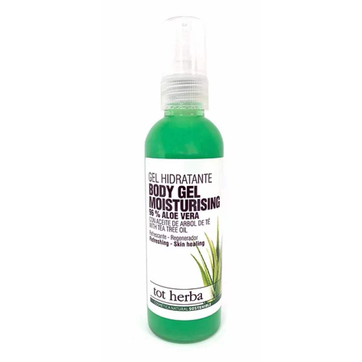 Feuchtigkeitsspendendes Aloe-Vera-Gel mit Teebaumöl 100 ml Tot Herba