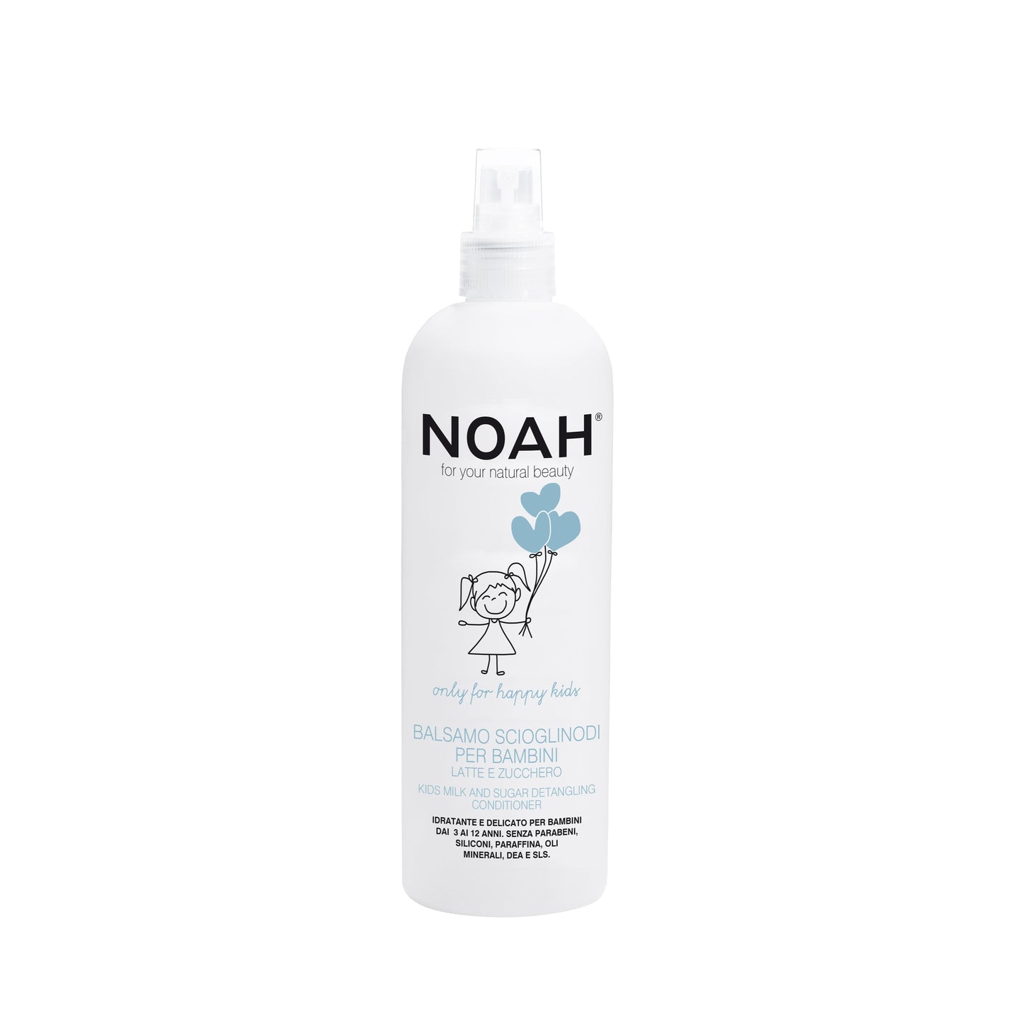 Odżywka w sprayu dla dzieci rozczesująca włosy Noah 250 ml