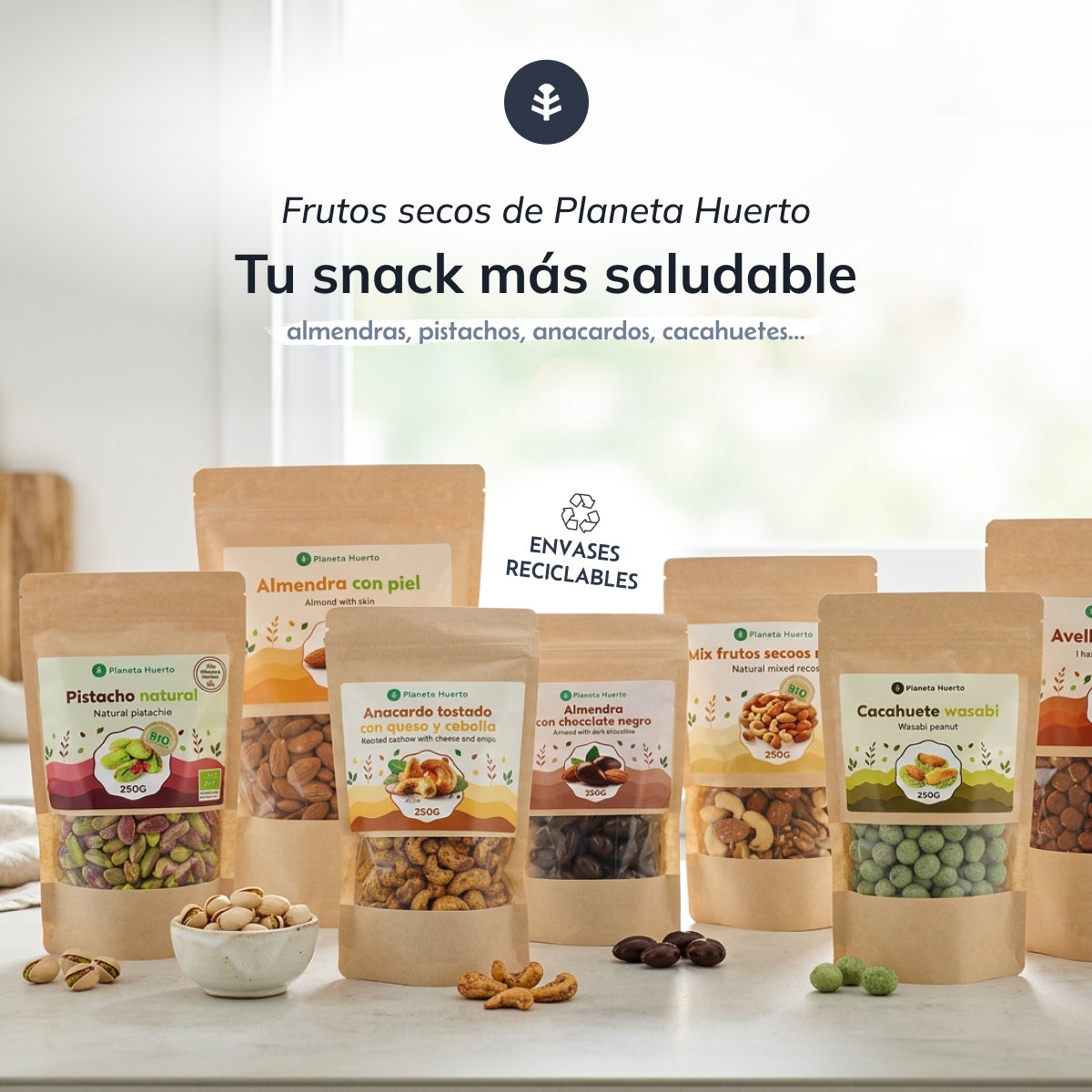 Amandes avec noix de coco et cannelle Planeta Huerto 250gr