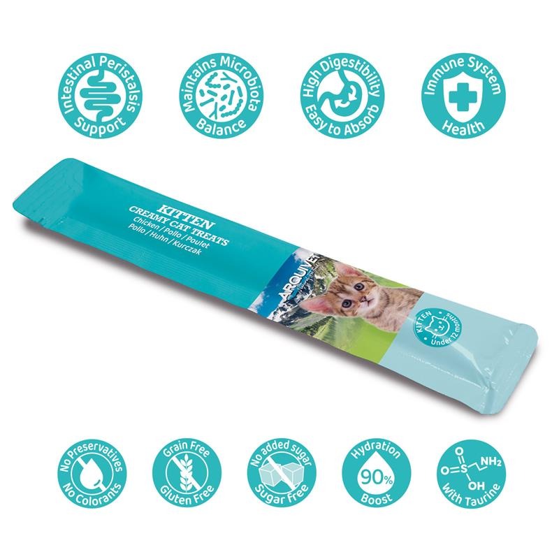 Creamy Cat Treats Romige snack Kitten kip Arquivet 5x14 g