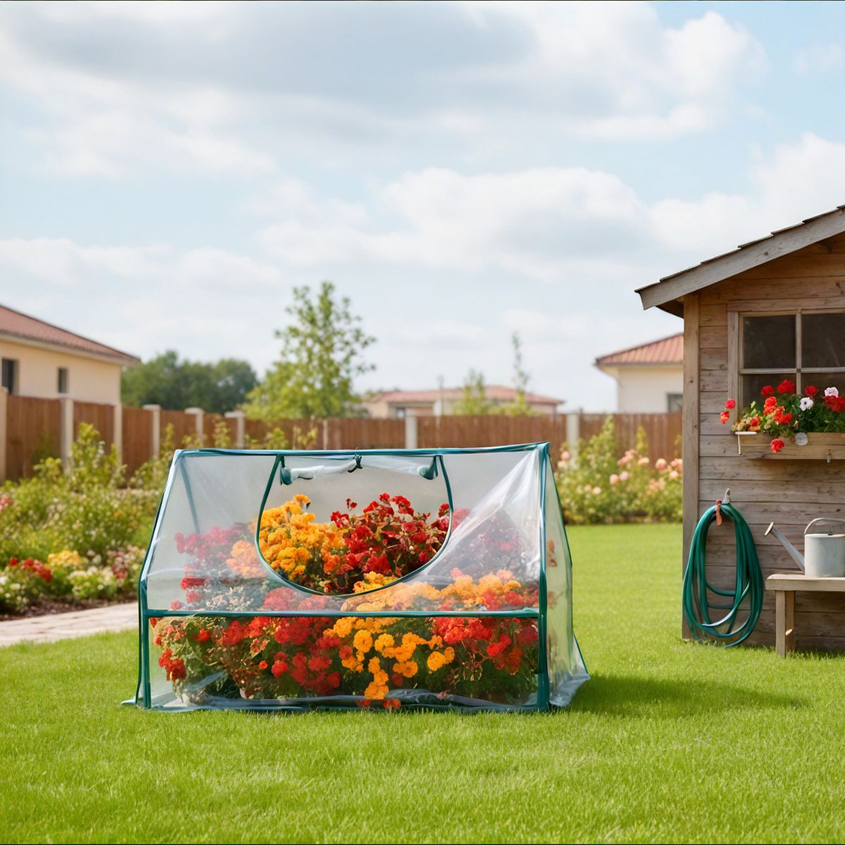 Mini szklarnia podłogowa PVC Biotop 100 x 60 cm