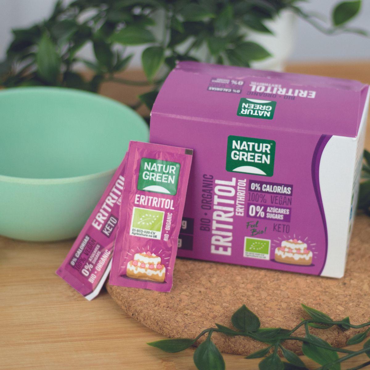 Eritritolo Bio NaturGreen 54 stick monodose da 5 g