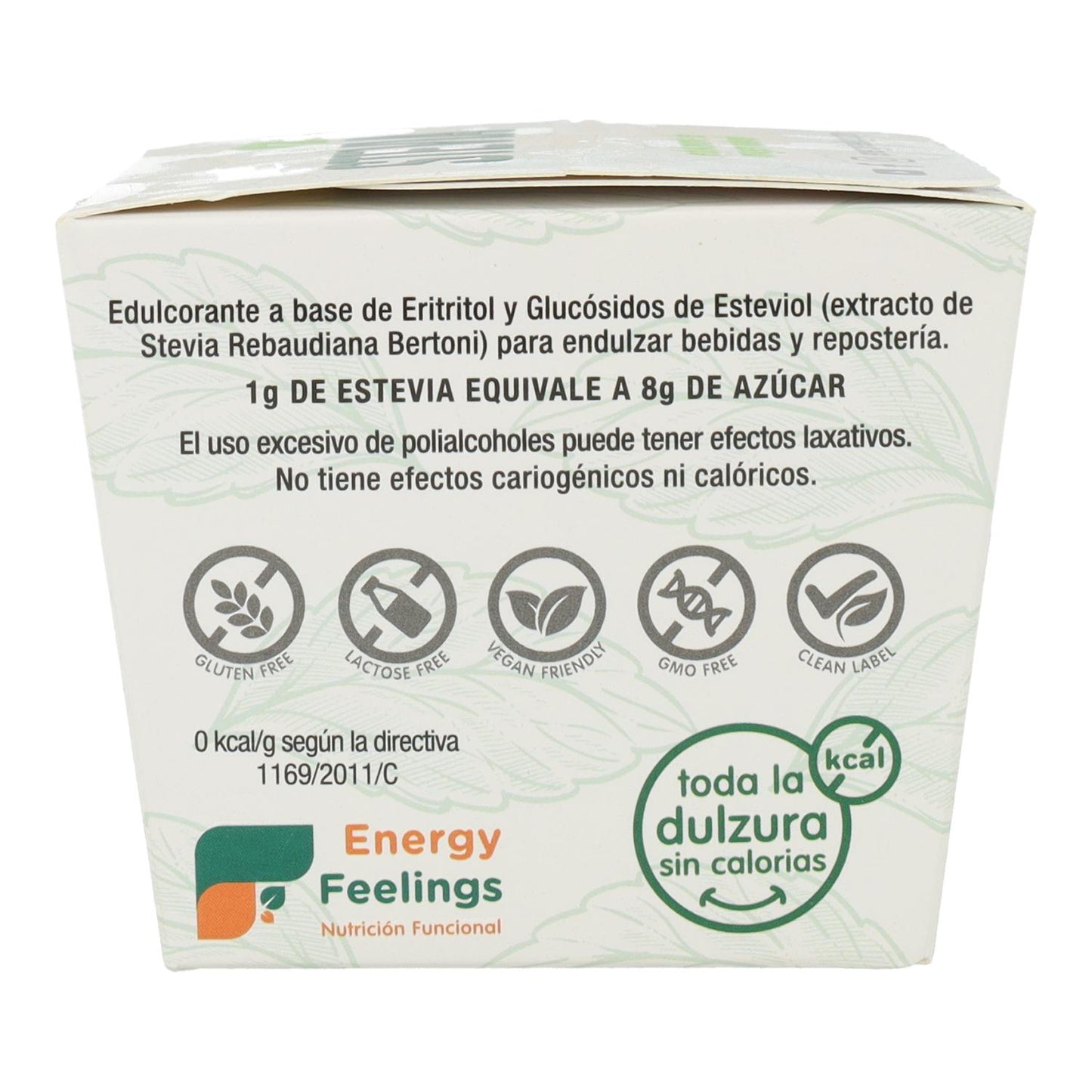 Energy Feelings individual stevia sachets, 100 units