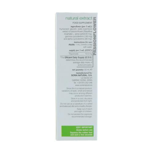Extrait de passiflore XXI Soria Natural, 50 ml