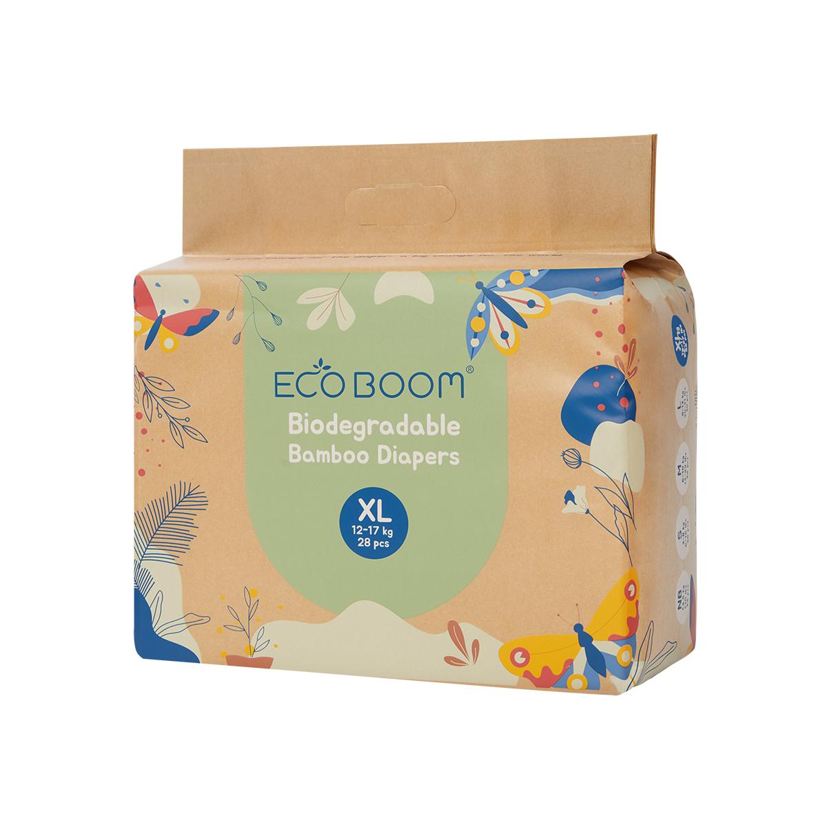 Ecoboom T5 bamboe luier (12 tot 17 kg) 28 stuks