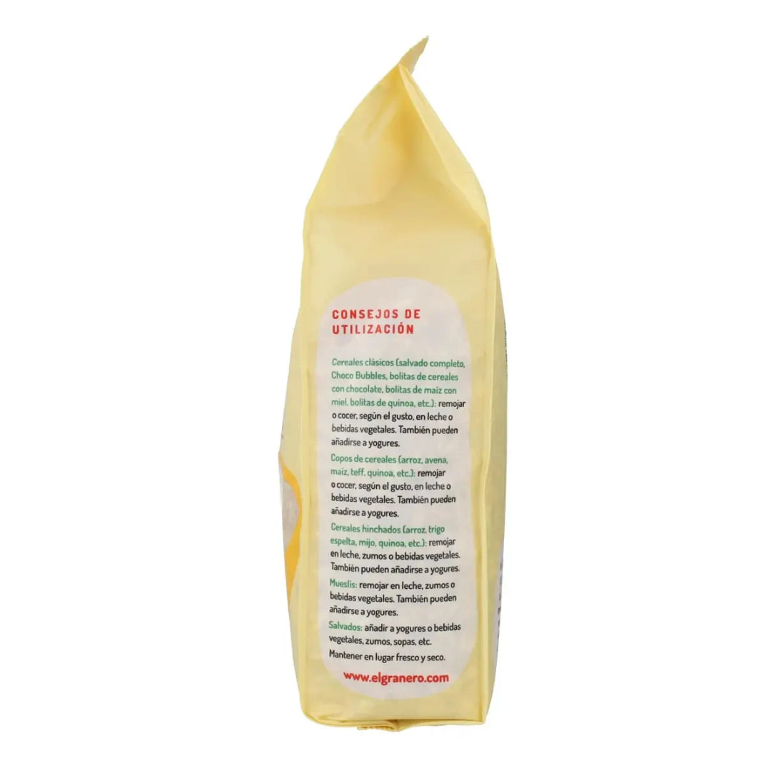 Lot de 2 paquets de 200 g d'épeautre soufflé bio d'El Granero